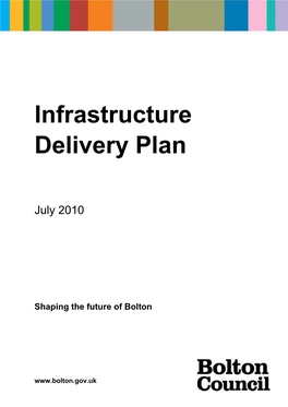 Infrastructure Delivery Plan 2011