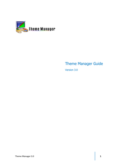 Theme Manager V3.0 Guide