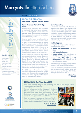 Newsletter for Teaching and Learning on the School Site