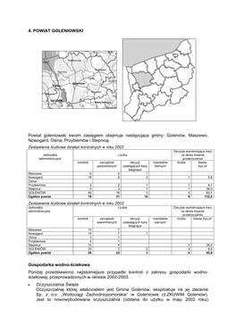 Goleniów, Maszewo, Nowogard, Osina, Przybiernów I Stepnicę