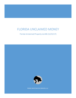 Florida Unclaimed Money