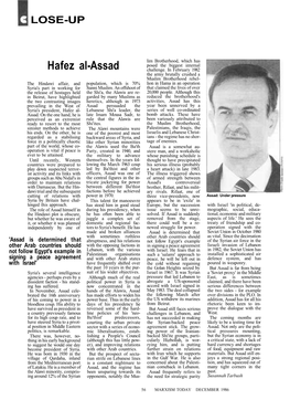 Hafez Al-Assad Challenge