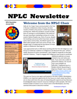 NPLC Newsletter