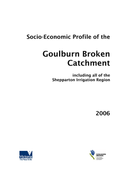 Socio-Economic Profile of the Goulburn Broken Catchment