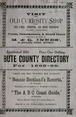 Bute County Directory For