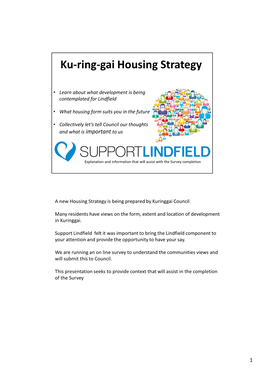 Ku-Ring-Gai Housing Strategy