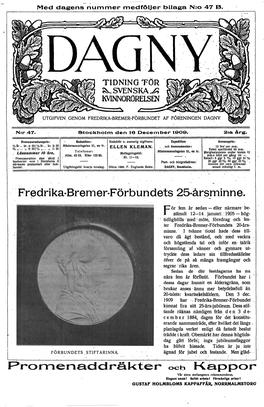 Fredrika-Bremer-Förbundets 25-Arsminne