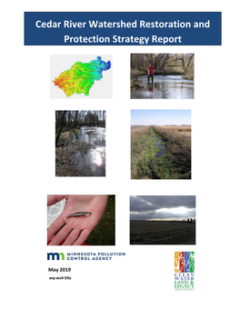 Cedar River Watershed Restoration and Protection Strategy Report