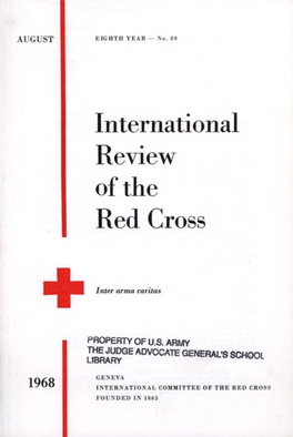 International Review of the Red Cross, August