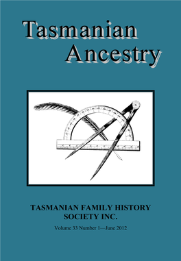 Tasmanian Family History Society Inc. Awards