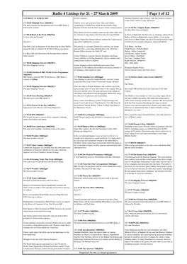 27 March 2009 Page 1 of 12 SATURDAY 21 MARCH 2009 by G20 Countries