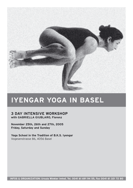 Iyengar Yoga in Basel