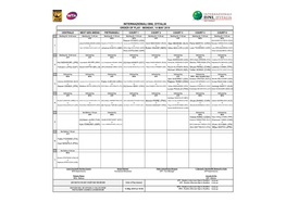 Internazionali Bnl D'italia Order of Play - Monday, 14 May 2018