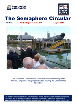The Semaphore Circular No 672 the Beating Heart of the RNA August 2017