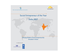 Social Entrepreneur of the Year 2007