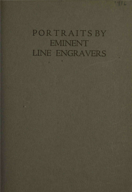 Portraits : Line Engravings by Nanteuil and Other Distinguished Engravers