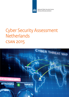 Cyber Security Assessment Netherlands Csan 2015 Csan | Cyber Security Assessment Netherlands 2015