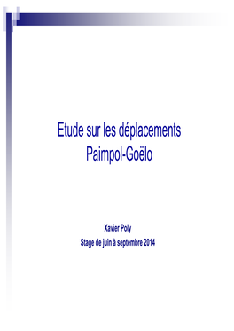 Rapport Final Mobilité Xavier Poly