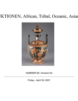 MMER AUKTIONEN, African, Tribal, Oceanic, Asian, Ancient Art