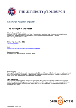 Edinburgh Research Explorer