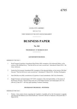 6795 Business Paper