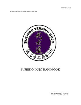 Bushido Dojo Handbook