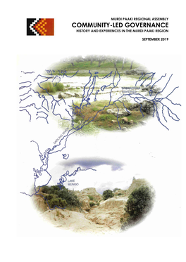 Community-Led Governance History and Experiences in the Murdi Paaki Region