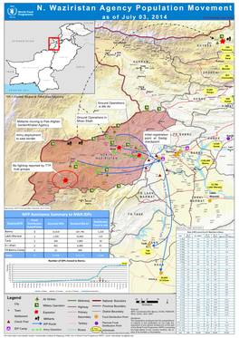 N. Waziristan Agency Population Movement