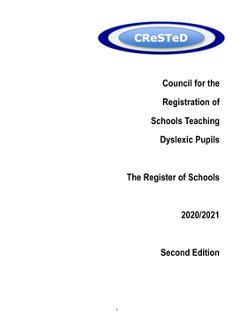 Council for the Registration of Schools Teaching