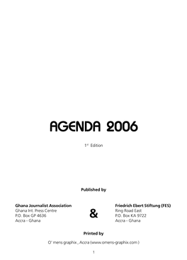 Agenda 20062006