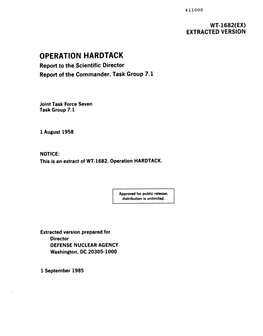 Operation Hardtack-I