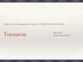 Conference on the Languages and Linguistics of Middle and Central America