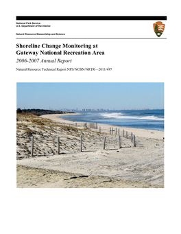 Shoreline Change Monitoring at Gateway National Recreation Area 2006-2007 Annual Report