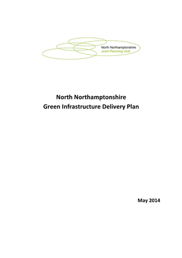 North Northamptonshire Green Infrastructure Delivery Plan