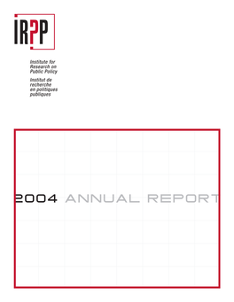 2004 Annual Report Mission Statement Board Members