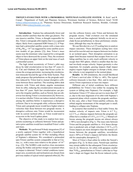 Triton's Evolution with a Primordial Neptunian Satellite System