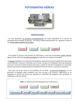 Fotografías Aéreas