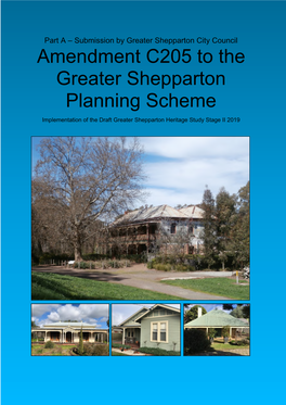 Amendment C205 to the Greater Shepparton Planning Scheme