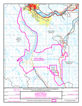 Department of Community Development Spray Valley