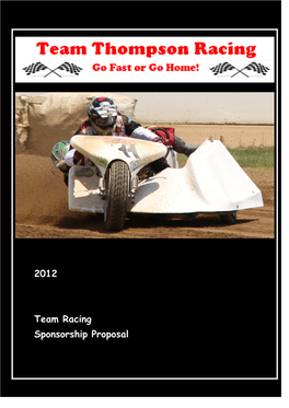 2012 Team Racing Sponsorship Proposal