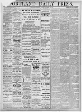 Portland Daily Press: December 15, 1875