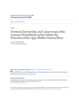 Territories,Territoriality, and Conservation of the Louisiana