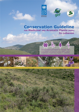 1 Conservation Guideline for Medicinal and Aromatic