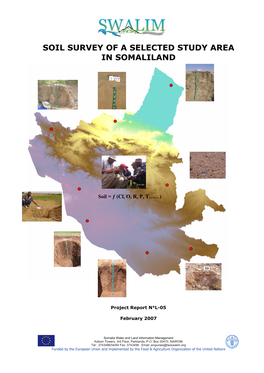 Soil Survey of a Selected Study Area in Somaliland