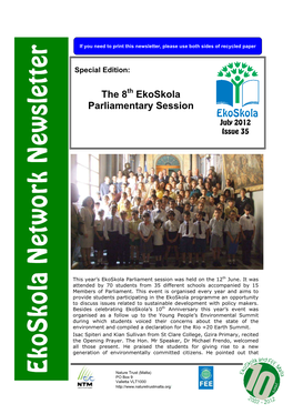 Newsletter 35 Parl