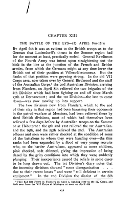 CHAPTER XI11 by April 6Th It Was As Evident to the British Troops As to Thc