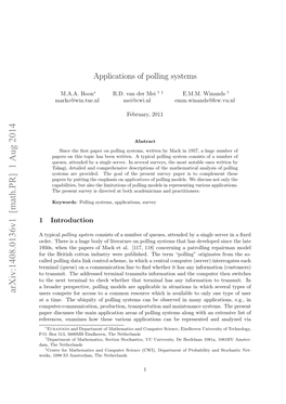 Applications of Polling Systems