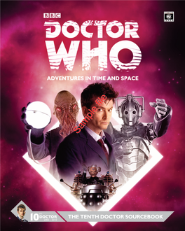 The Tenth Doctor Sourcebook the Tenth Doctor Sourcebook