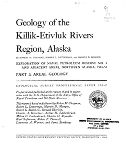 Geology of the Killik-Etivluk Rivers Region, Alaska