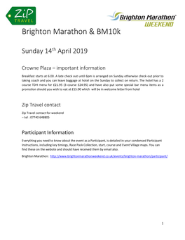 Brighton Marathon & Bm10k